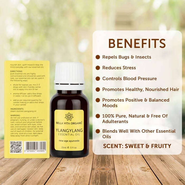 Bella Vita Organic Ylang Ylang Essential Oil - Distacart