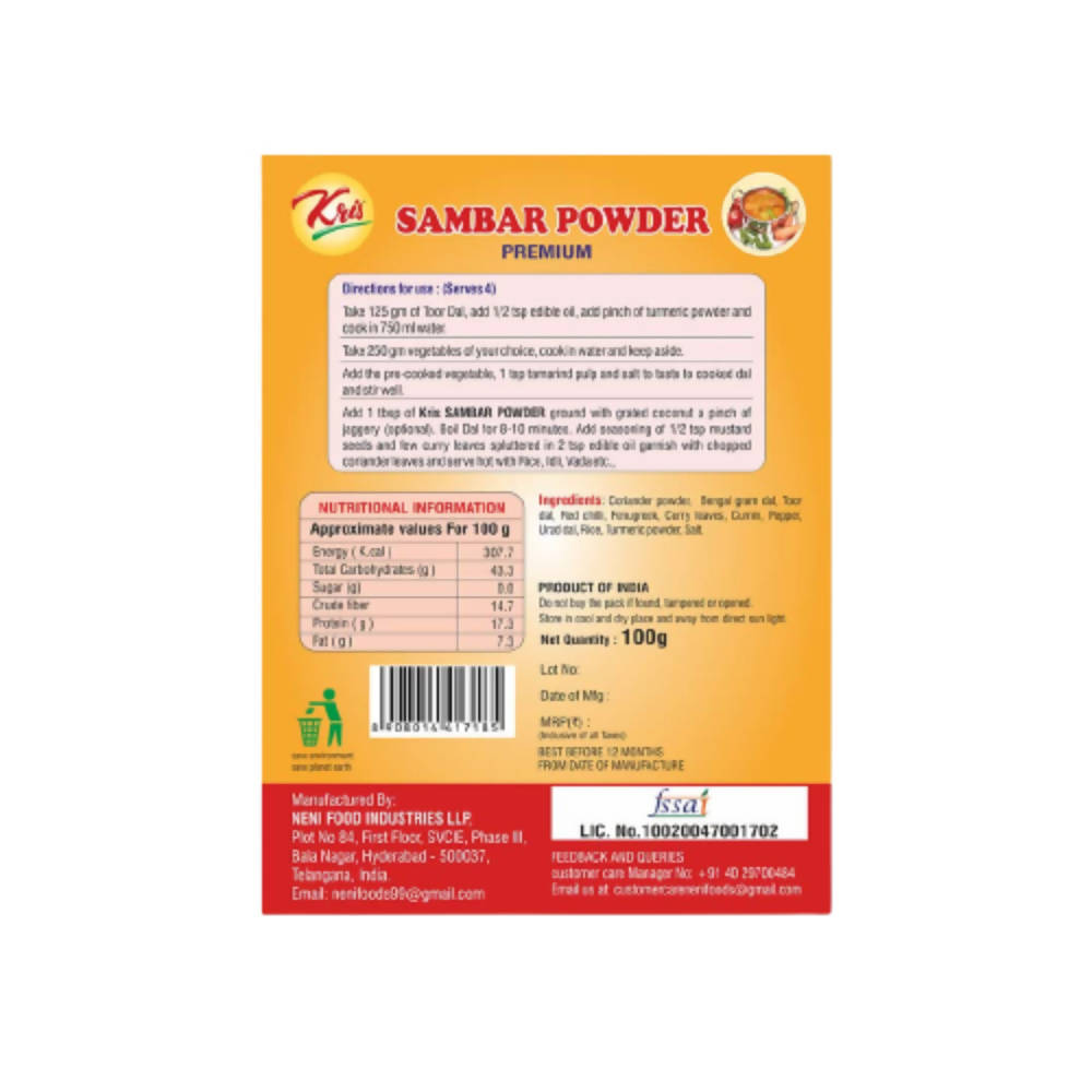 Kris Sambar Powder - Distacart