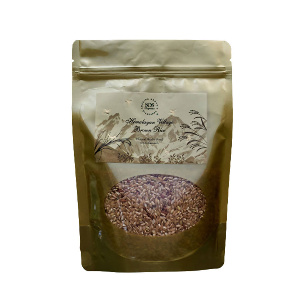 SOS Organics Himalayan Village Brown Rice - Distacart