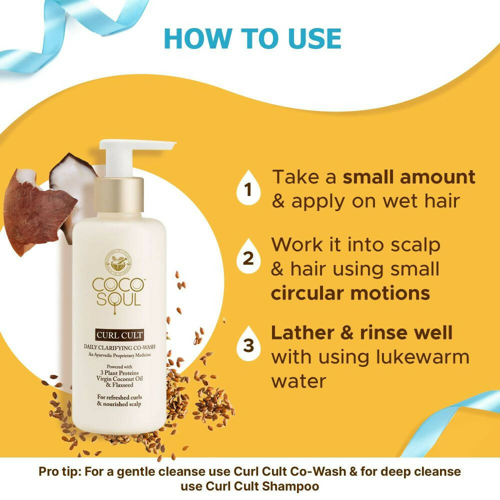 Coco Soul Curl Cult Daily Clarifying Co-Wash - Distacart
