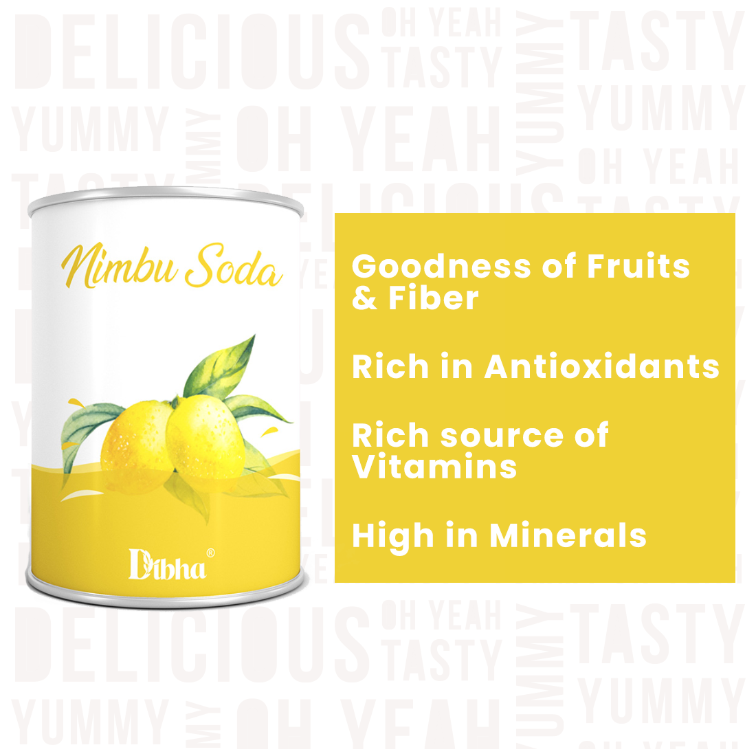 Dibha Nimbu Soda Instant Drink Premix - Distacart