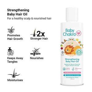 BabyChakra Strengthening Baby Hair Oil - Distacart