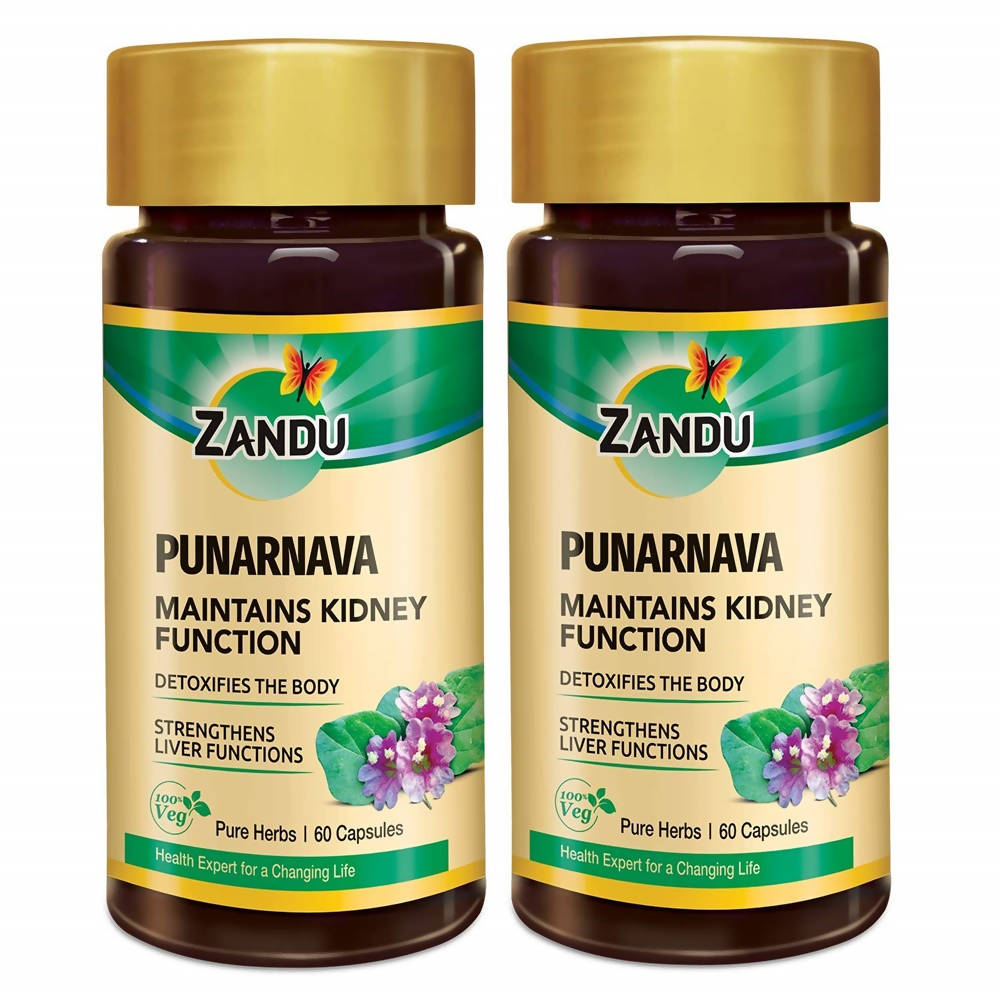 Zandu Punarnava Capsules - Distacart