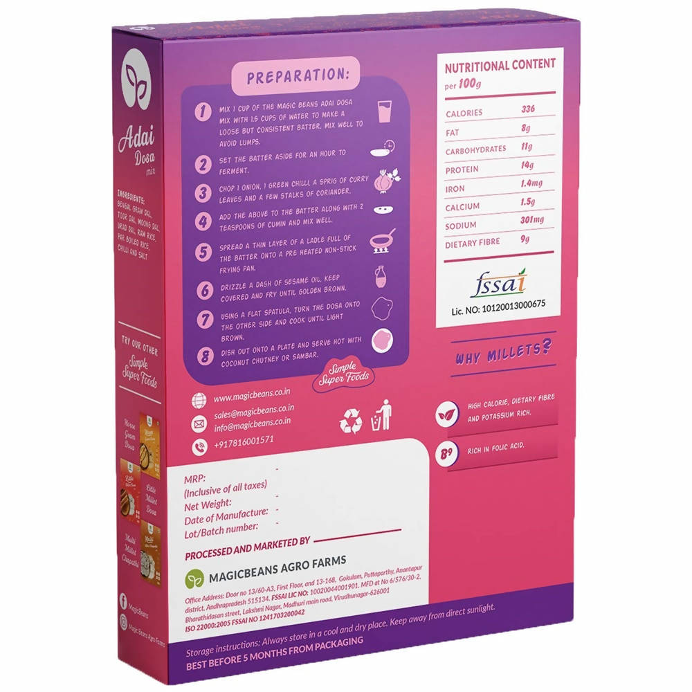 Magicbeans Adai Dosa Mix