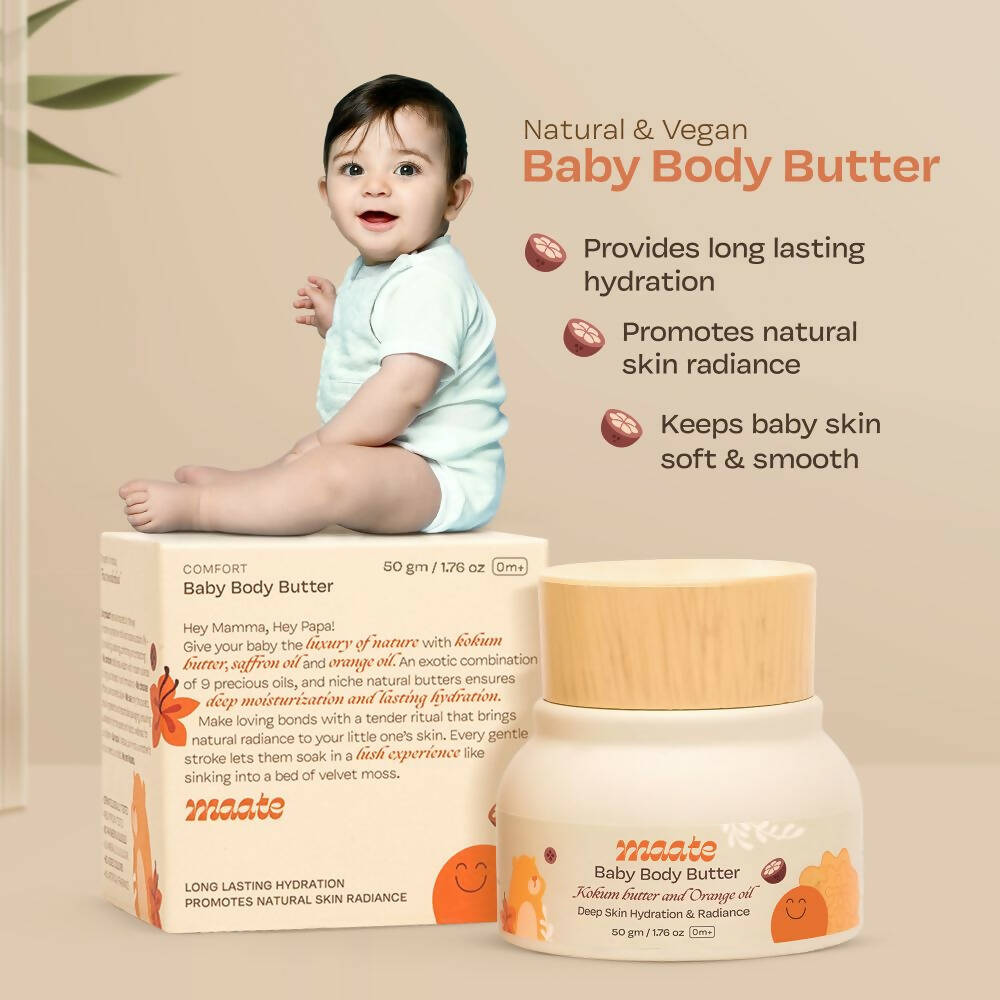 Maate Baby Butter Box Combo - Moisturizer Face Butter and Body Butter - Distacart