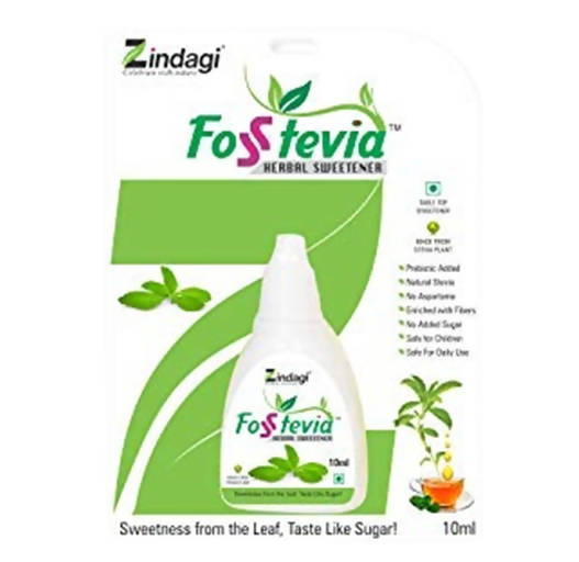Zindagi Fosstevia Herbal Sweetener Liquid - Distacart
