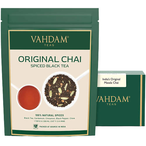 Vahdam Original Chai Spiced Black Tea