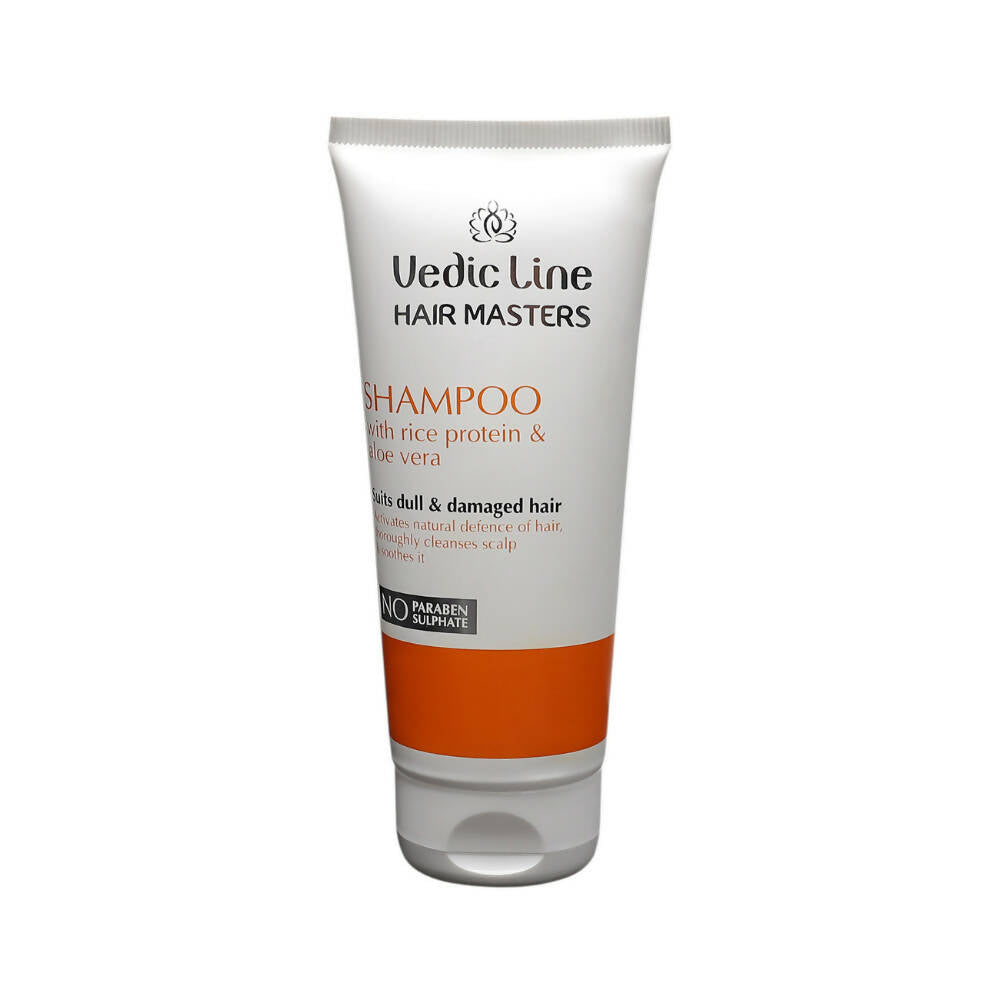 Vedic Line Hair Masters Shampoo With Rice Protein & Aloe Vera - Distacart