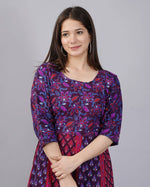Thumbnail for Vamika Multicolor Cotton Printed Party/Casual Wear Kurti (GAM24K)