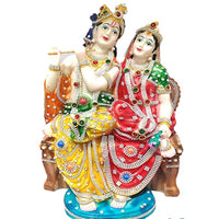 Thumbnail for Puja N Pujari Decorative Radha Krishna Statute