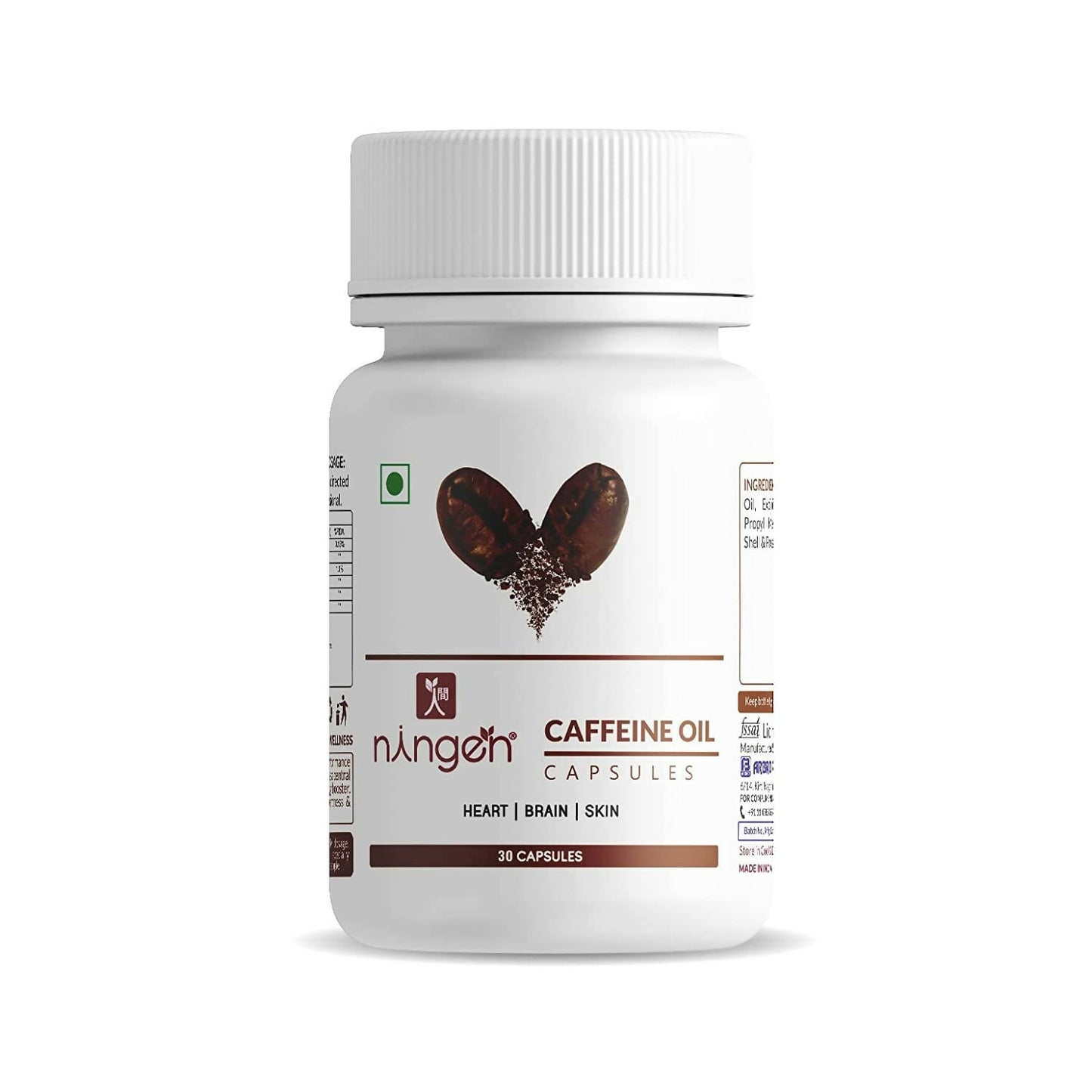 Ningen Caffeine Oil Capsules - Distacart
