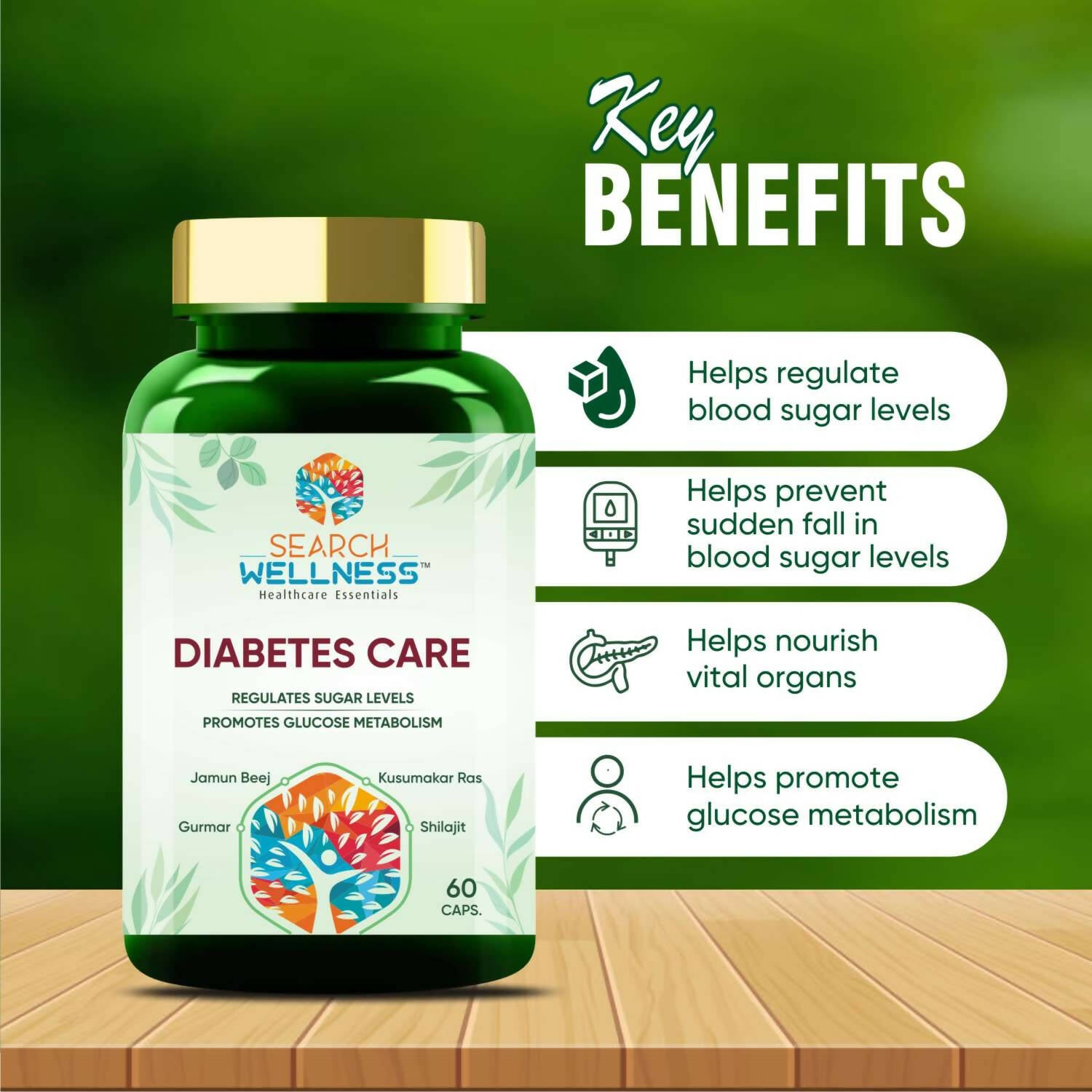 Search Wellness Diabetes Care Capsules - Distacart