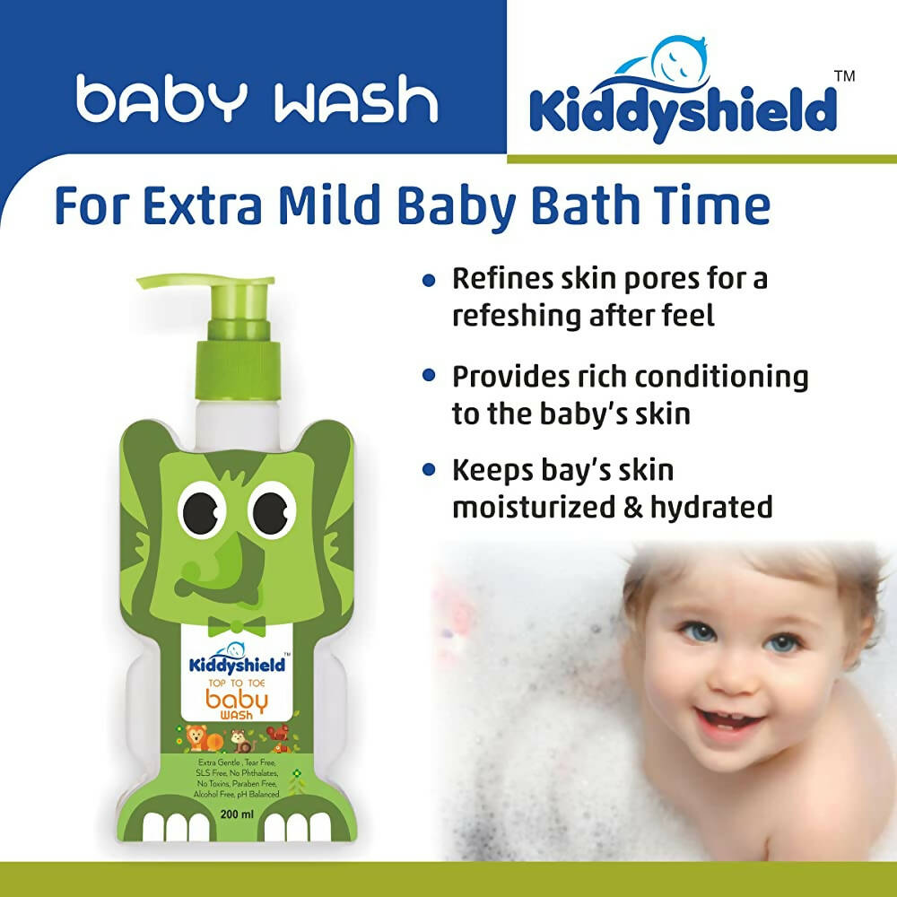 Kiddyshield Top To Toe Baby Wash - Distacart