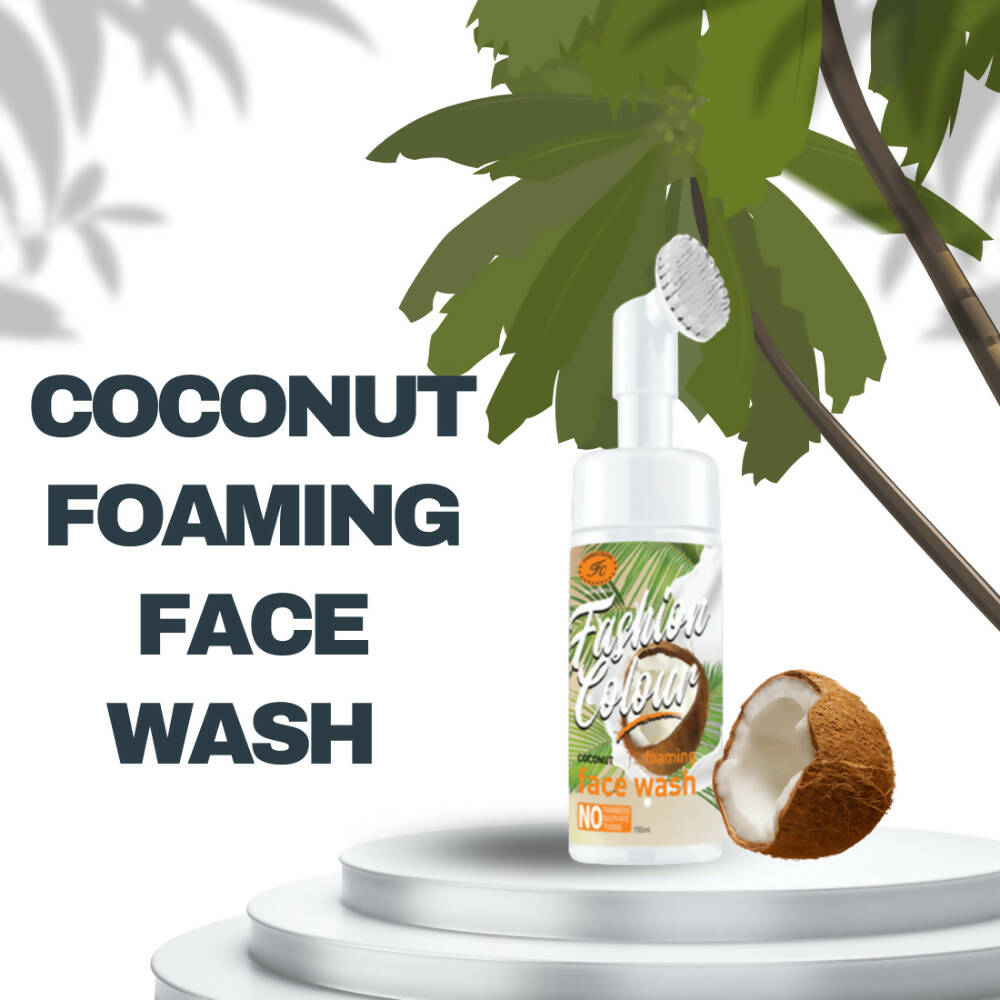 Fashion Colour Coconut Foaming Face Wash - Distacart