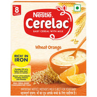 Thumbnail for Nestle Cerelac Baby Cereal with Milk, Wheat Orange – From 8 To 24 Months