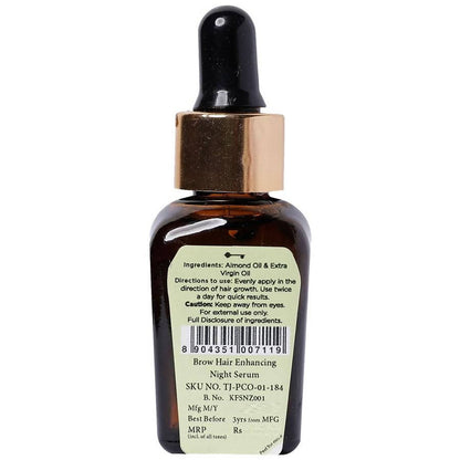 Tjori Brow Hair Enhancing Night Serum