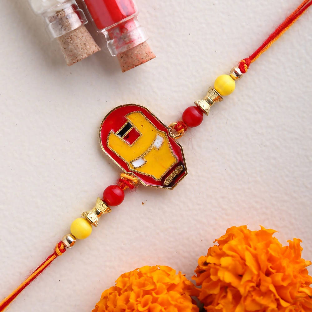Ironman Kids Rakhi & Kaju Rolls Box