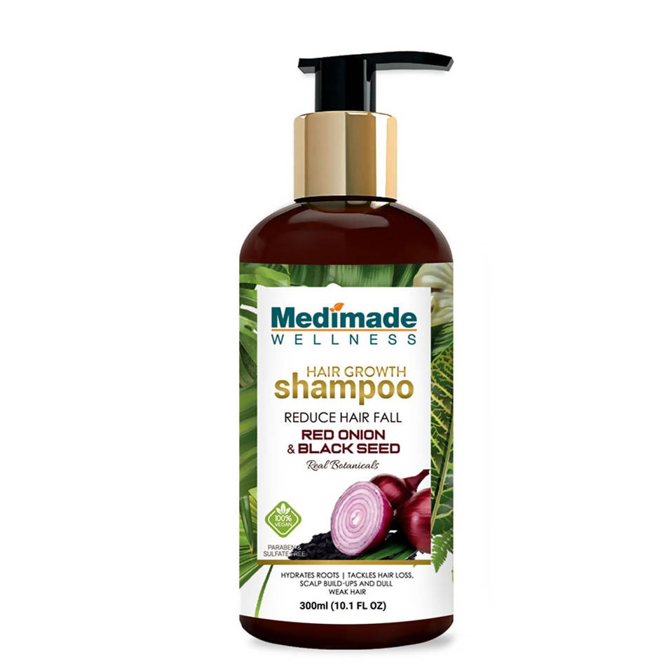 Medimade Wellness Red Onion and Black Seed Hair Growth Shampoo - Distacart