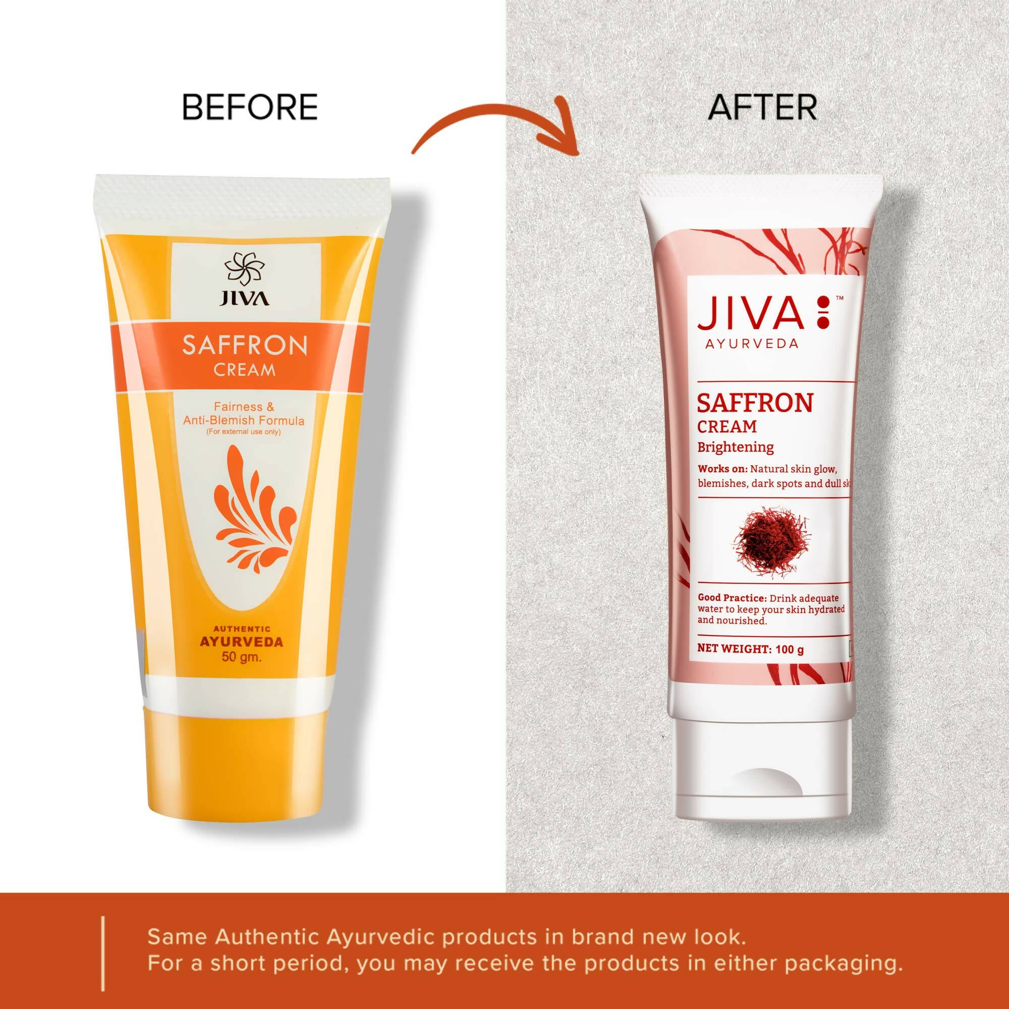 Jiva Ayurveda Saffron Cream - Distacart