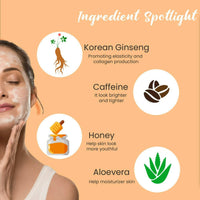 Thumbnail for Glamveda Korean Ginseng & Honey Vitalizing Face Wash - Distacart