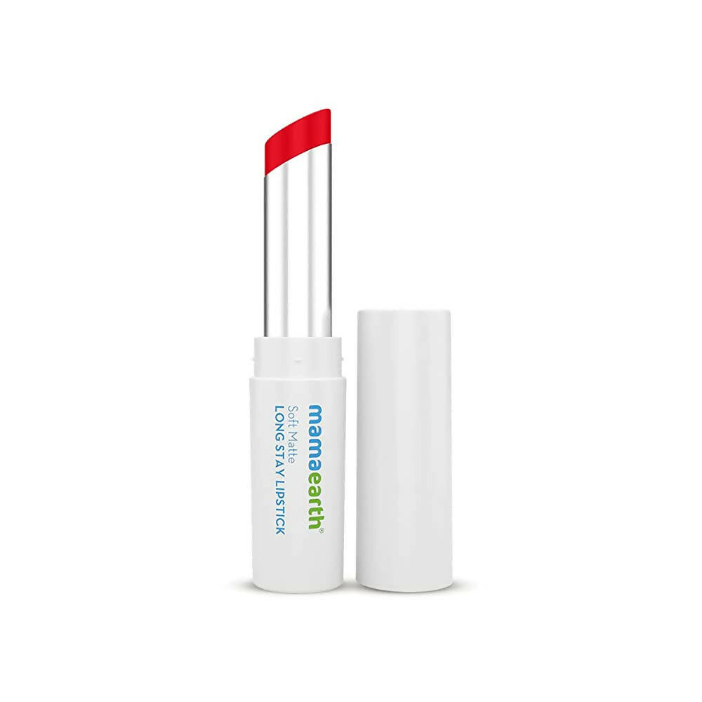 Mamaearth Soft Matte Long Stay Lipstick - Red Dahlia - Distacart