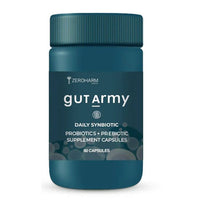 Thumbnail for Zeroharm Gut Army - Prebiotic & Probiotic Capsules - Distacart