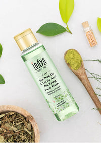 Thumbnail for Indya Tea Tree Oil & Lactic Acid Clarifying Face Wash Ingredients