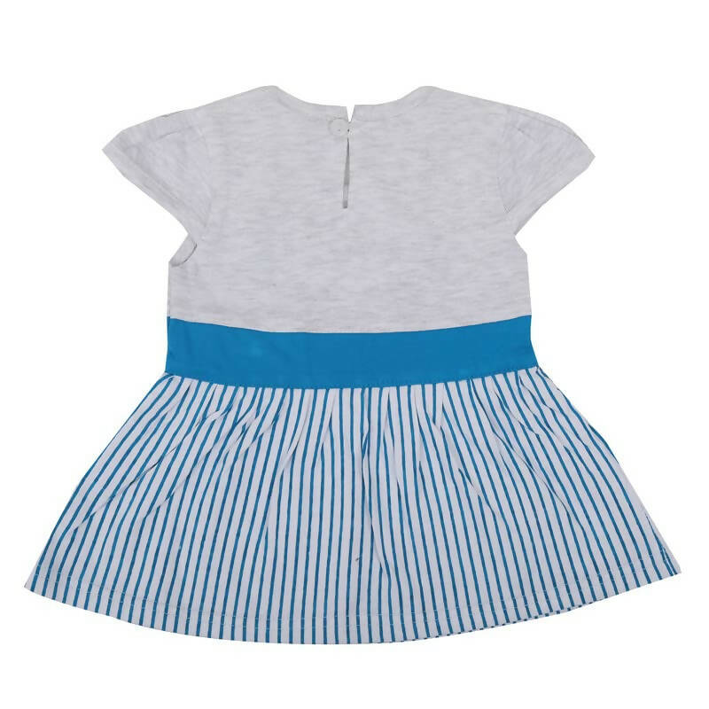 NammaBaby Baby Girl's A-Line Mini Frock Dress - Blue 120 - Distacart