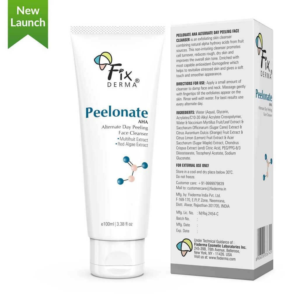 Fixderma Peelonate AHA Alternate Day Peeling Face Cleanser - Distacart