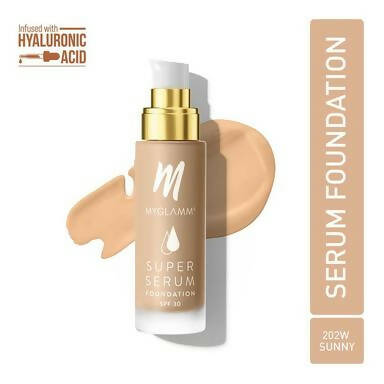 MyGlamm Super Serum Foundation - 202W Sunny - Distacart