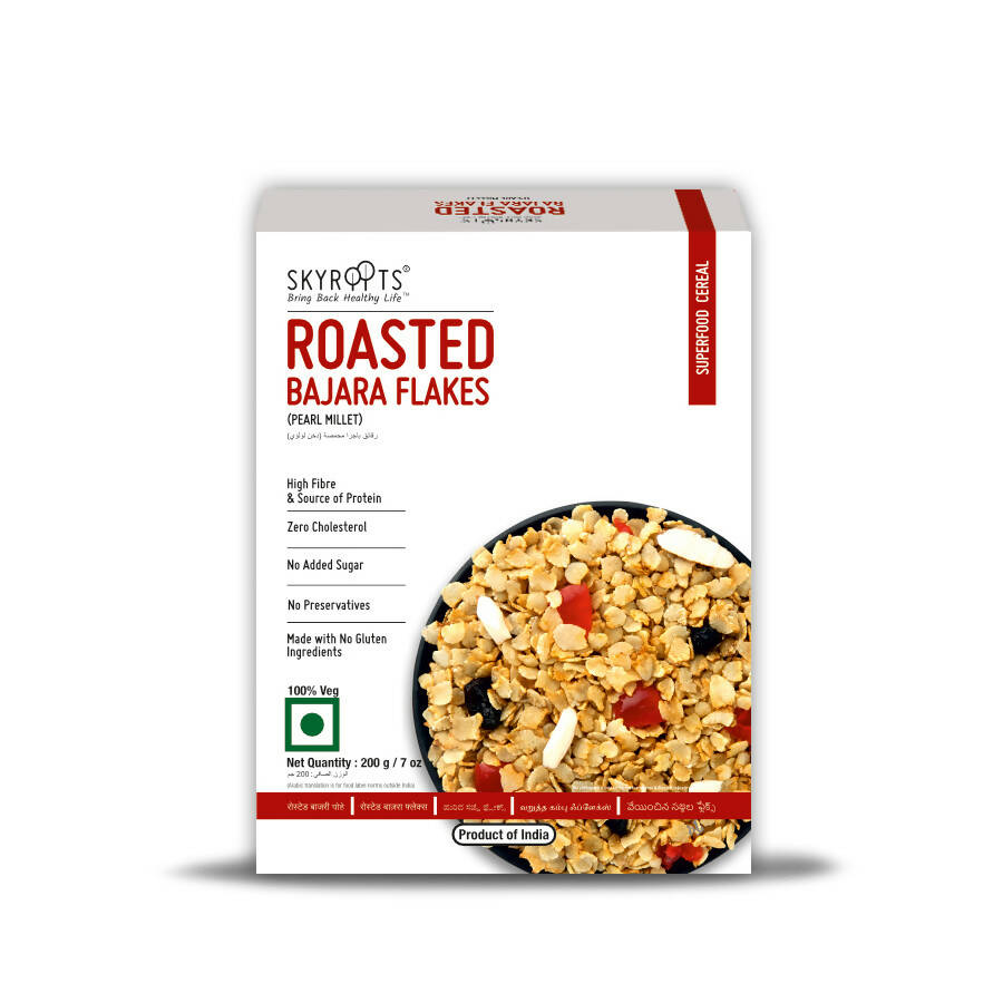 Skyroots Roasted Bajara Flakes - Distacart