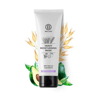 Brillare Heavy Moisturising Hair Mask, Natural Conditioner for Dry and Frizzy Hair - Distacart