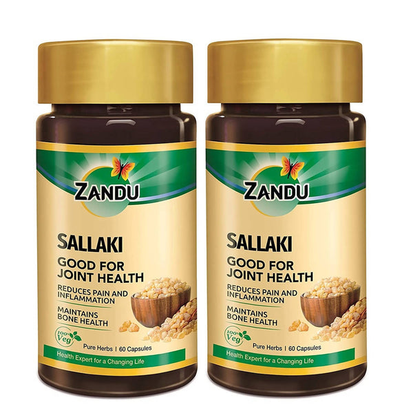 Zandu Sallaki Capsules Good For Joint Health - Distacart