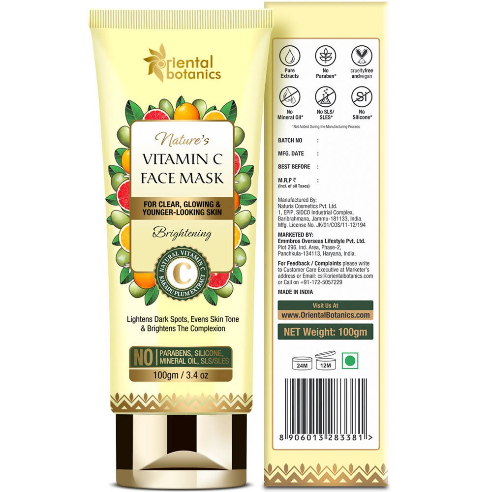 Oriental Botanics Nature’s Vitamin C Brightening Face Mask