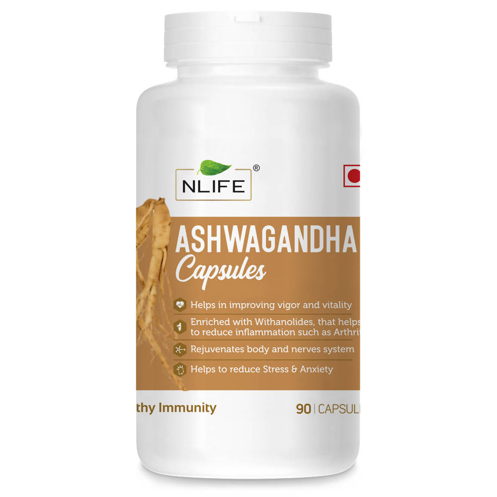 NLife Ashwagandha Capsules - Distacart