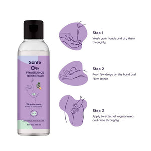 Sanfe 0% Fragrance Intimate Wash