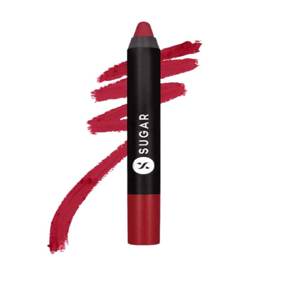 Sugar Matte As Hell Crayon Lipstick - Cherry Ames (Cool toned red) - Distacart