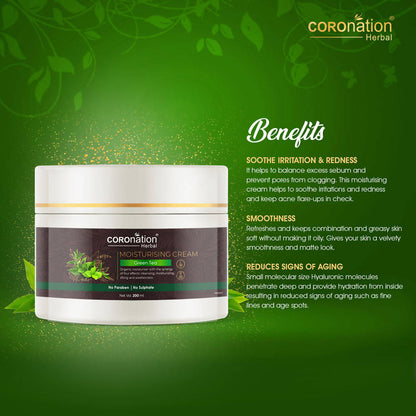 Coronation Herbal Fuji Matcha Green Tea Moisturizing Cream - Distacart