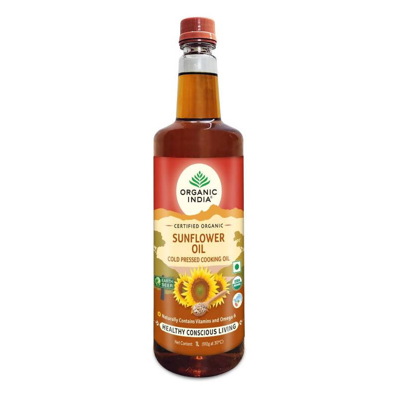 Organic India Sunflower Cold Pressed Cooking Oil