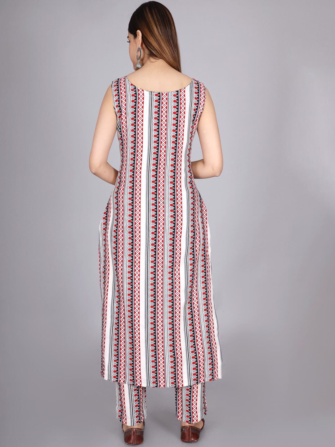 Kalini Women Multicoloured Printed Straight Kurta with Trouser - Distacart