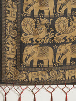 Thumbnail for Saree Mall Red & Beige Printed Bhagalpuri Saree - Distacart