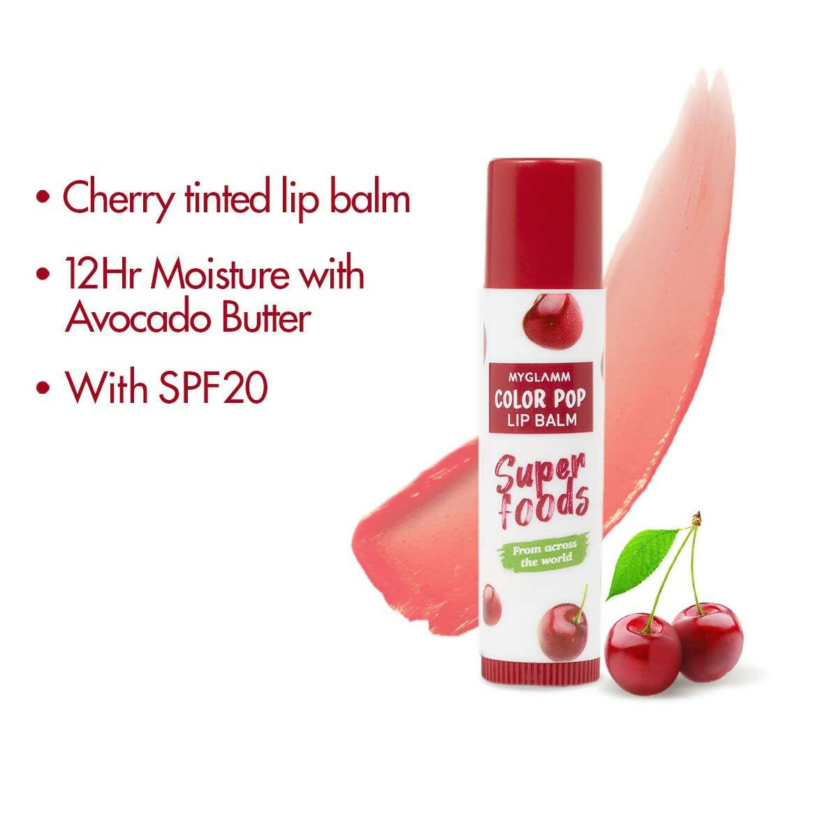 MyGlamm Superfoods Color Pop Lip Balm - Distacart
