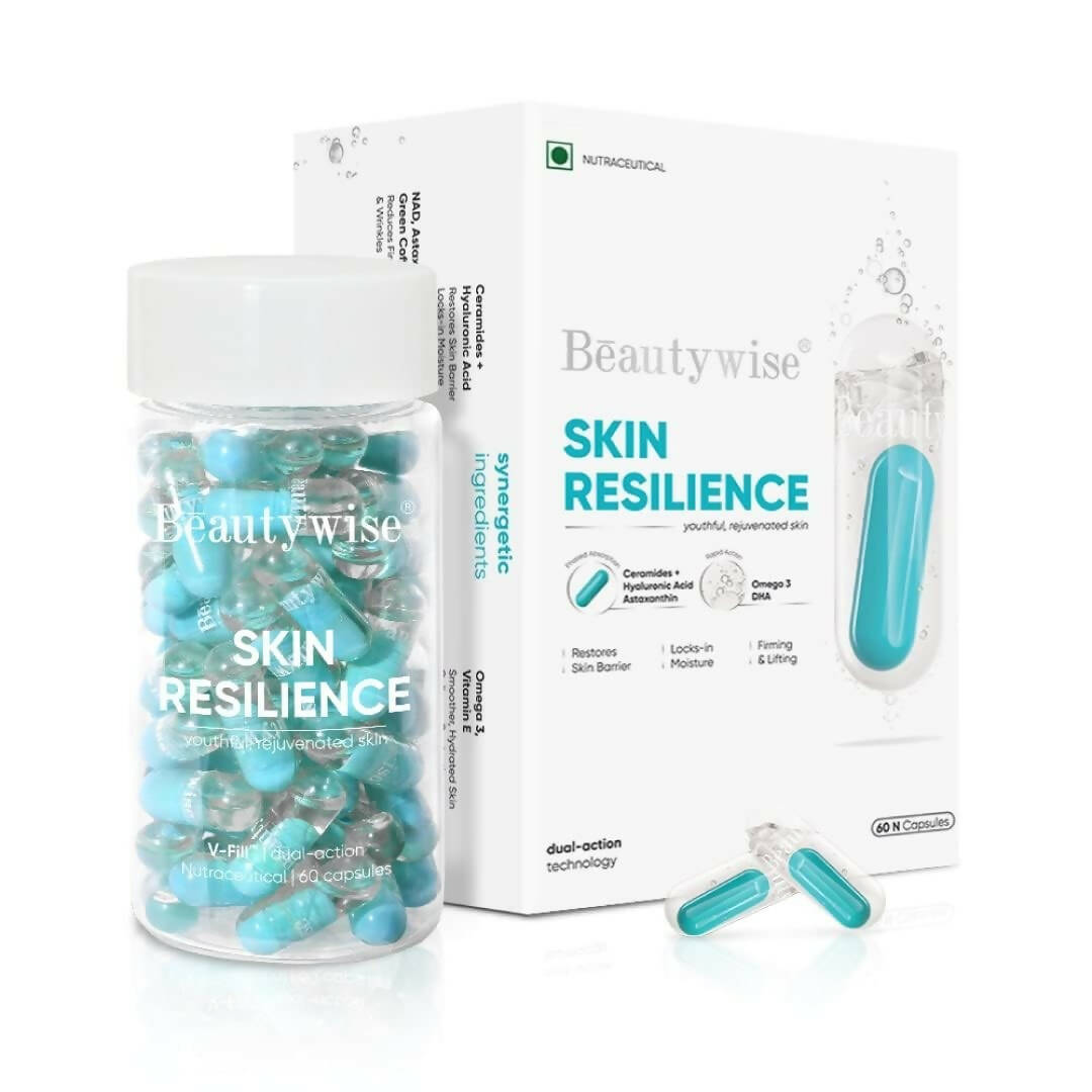 Beautywise Dual Action Skin Resilience Veg Capsules - Distacart