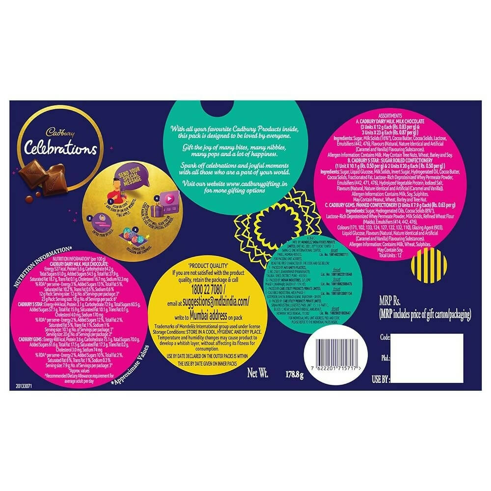 Cadbury Celebrations Chocolate Gift Pack - Distacart