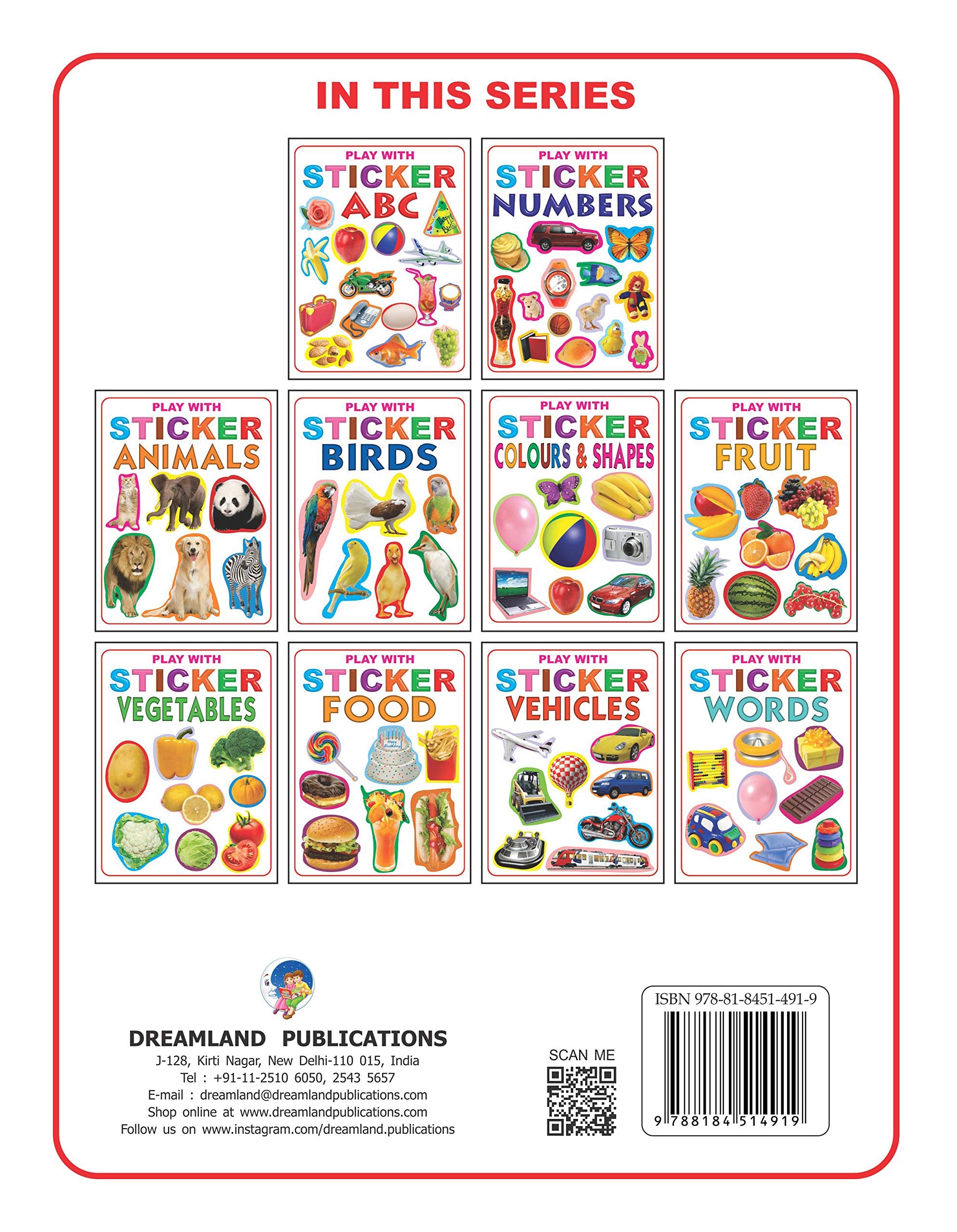 Dreamland Play With Sticker - Vehicles - Distacart