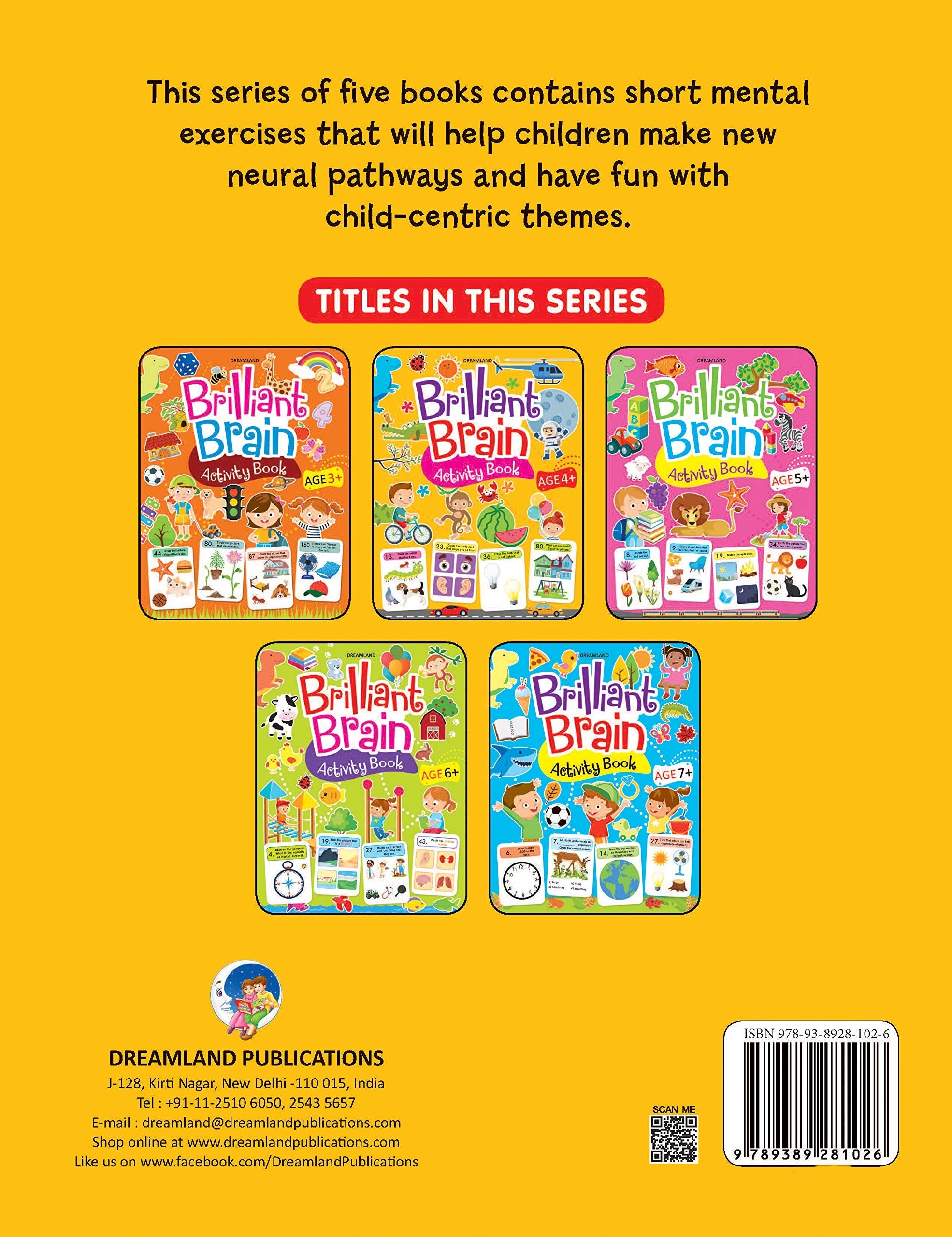 Dreamland Brilliant Brain Activity Book 4+ - Distacart