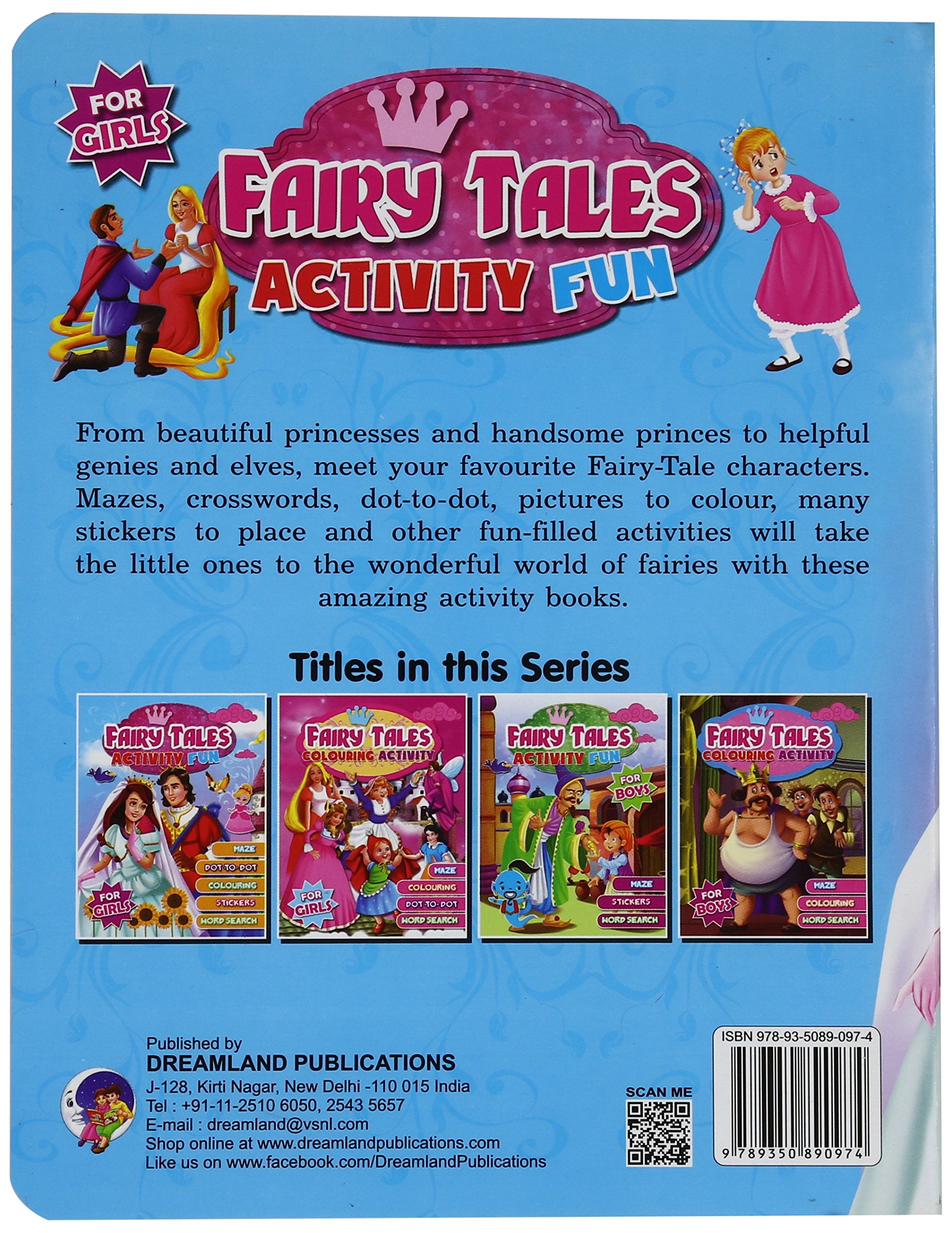 Dreamland Fairy Tales Activity Fun - For Girls - Distacart