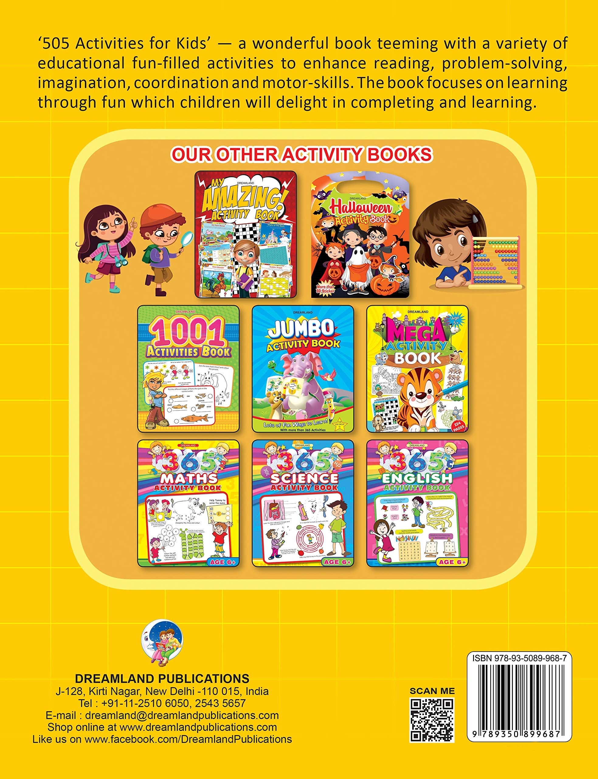 Dreamland 505 Activities for Kids - Distacart