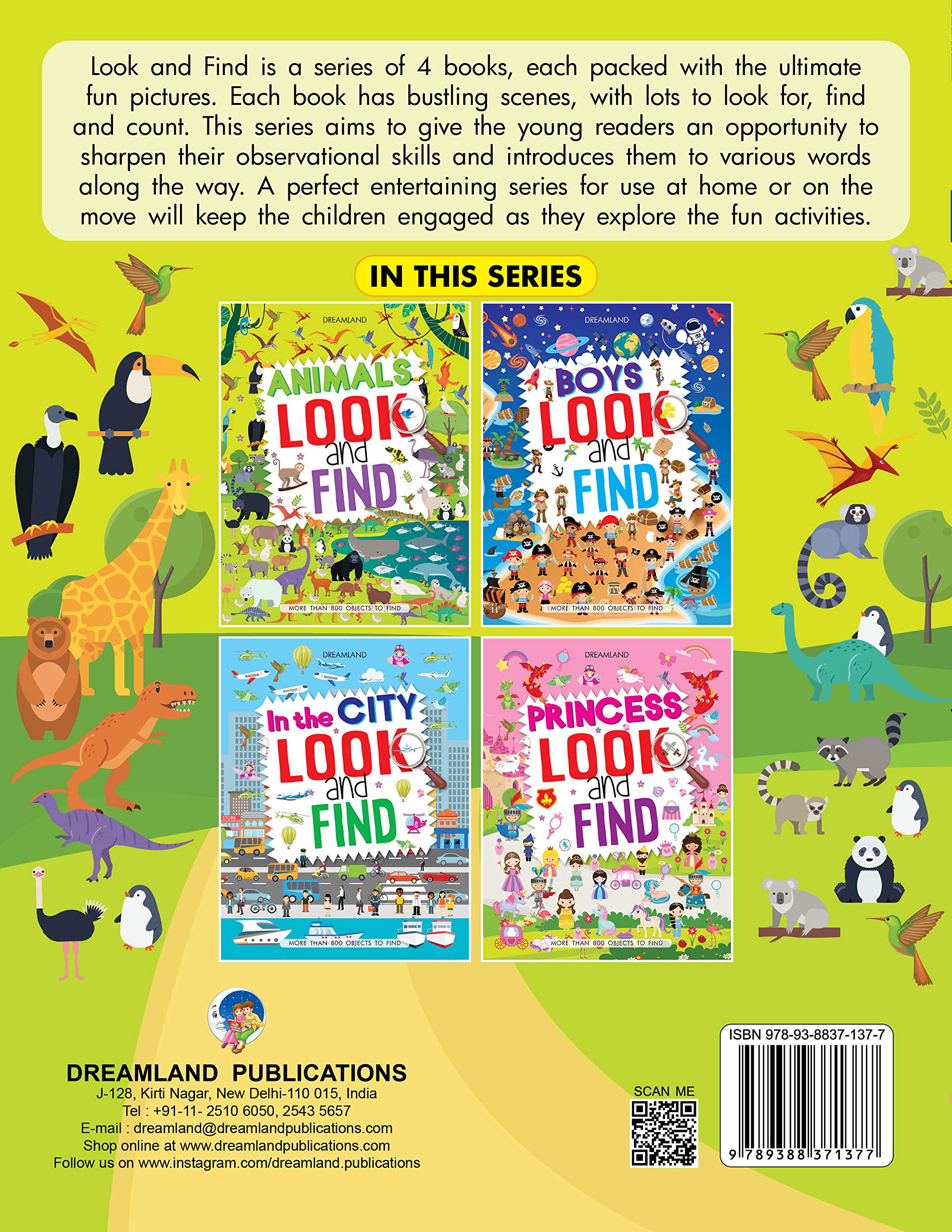 Dreamland Look and Find - Animals - Distacart