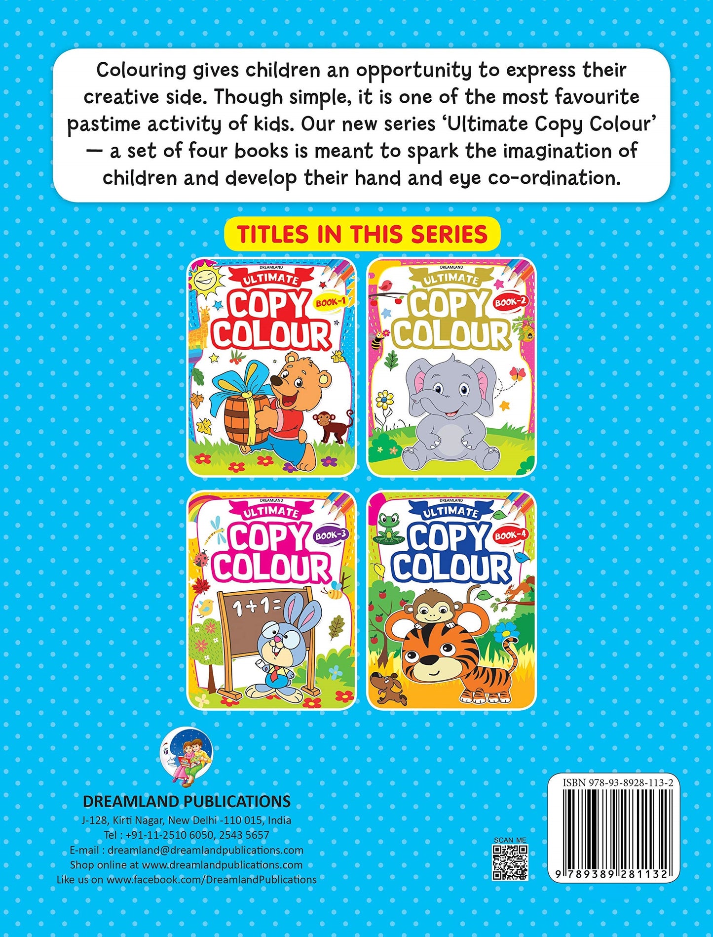 Dreamland Ultimate Copy Colour Book 1 - Distacart
